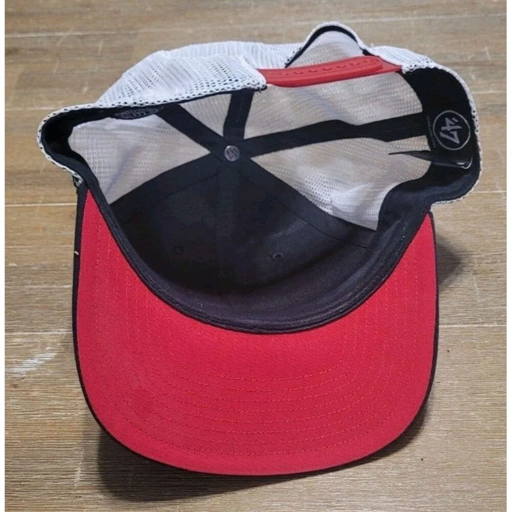 Cincinnati Bearcats '47 Arid Adjustable Trucker Hat Black & White Mesh Snapback